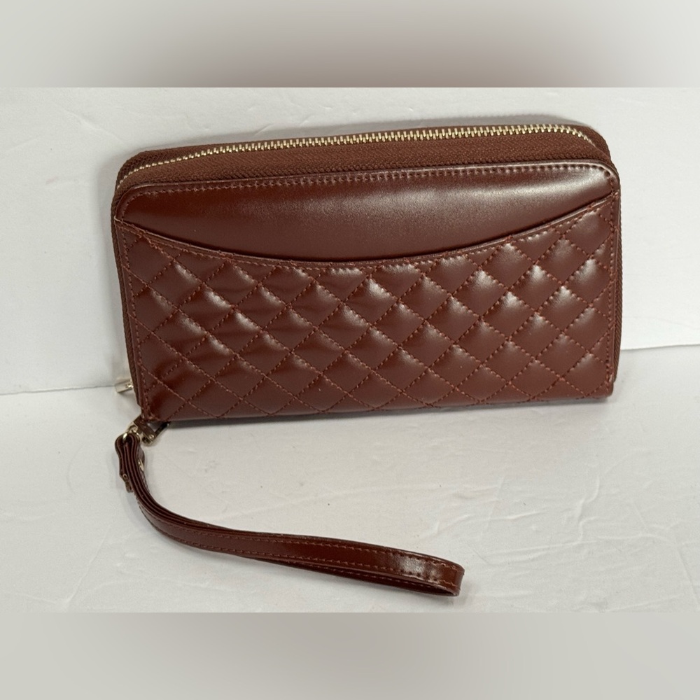 Happy and Healthy RFID Protection Strap Clutch Wallet